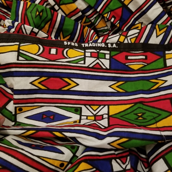 Ankara African Print Maxi Skirt - Picture 4 of 5